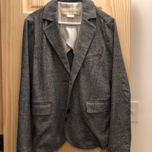 Treasure & Bond loose fitting blazer gray